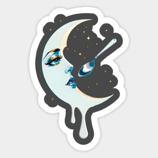 Moon Spoon 2024 Sticker